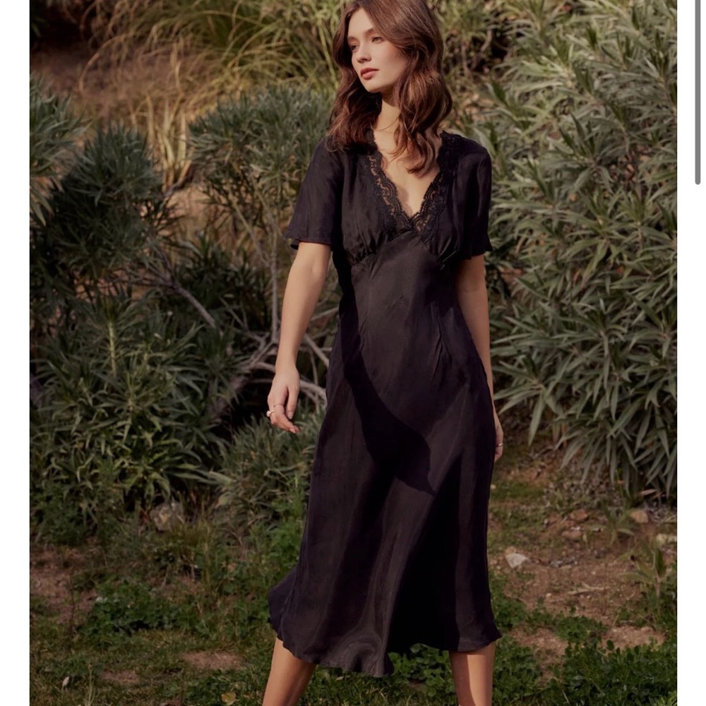 Lost + Wander NWT $148 LAURETTA MIDI DRESS L
